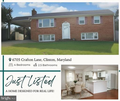 6705 CRAFTON LN, CLINTON, MD, 20735